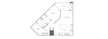 a black and white floor plan of a residence