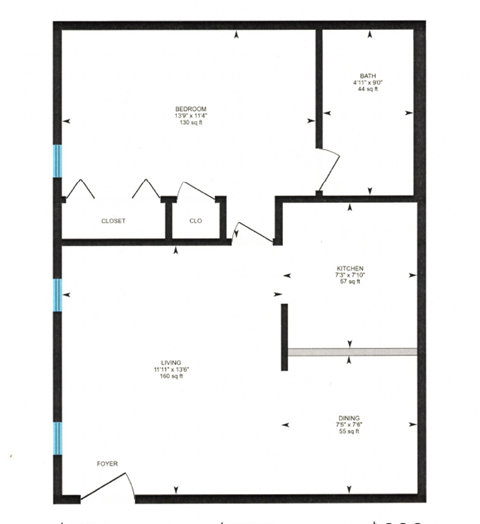 a floor plan of a house with a ground floor and a basement