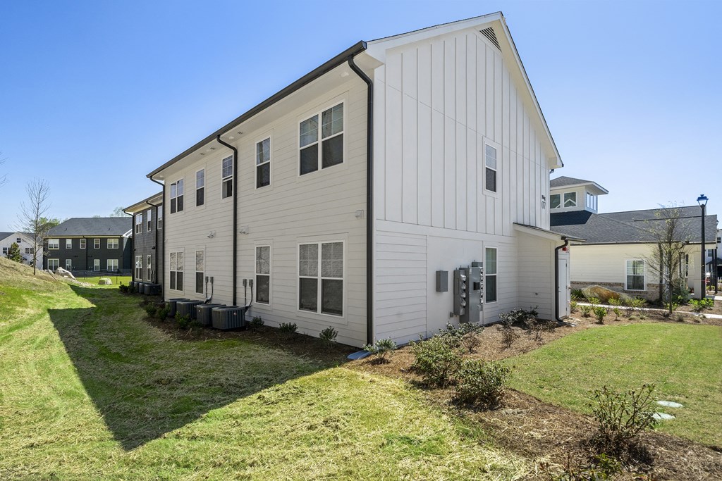 Exterior View of Apartment Building