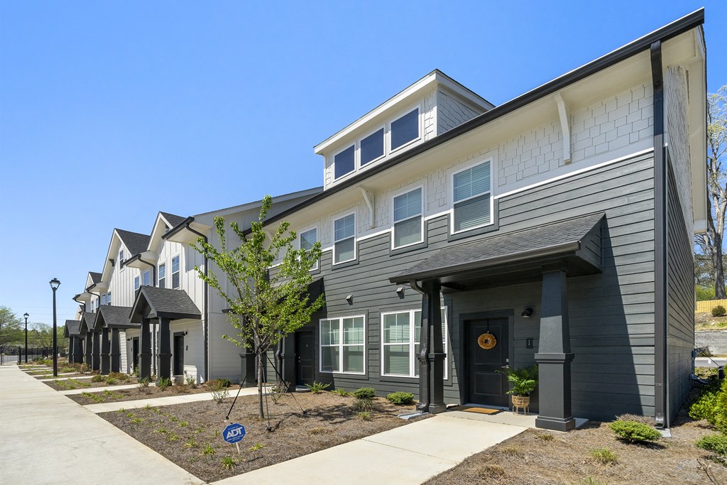Exterior View of Apartment Building