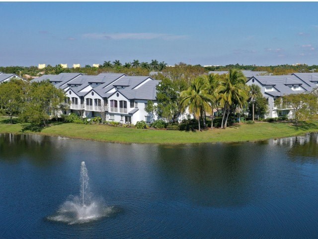 Ariel View of Exterior Building and Lake