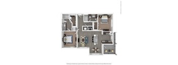 a floor plan of a bedroom apartment