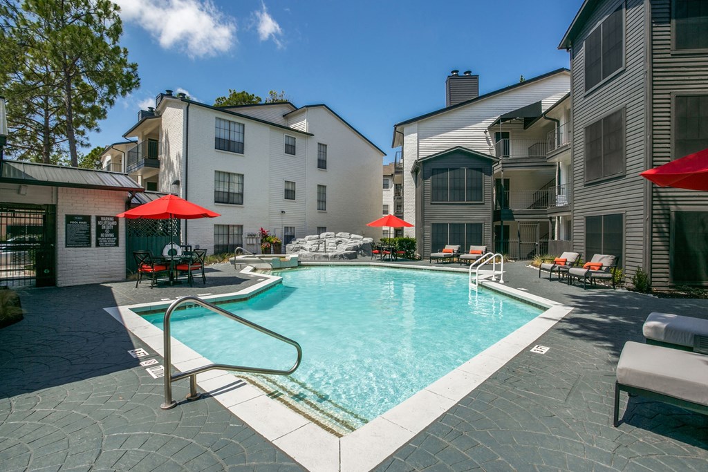 our apartments have a large pool for residents to enjoy