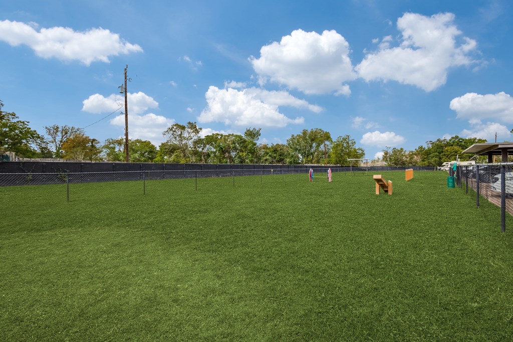 a baseball field with a chain link fence and fire hydrants