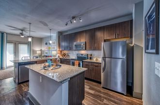Hardwood Style Flooring in uptown dallas apartments