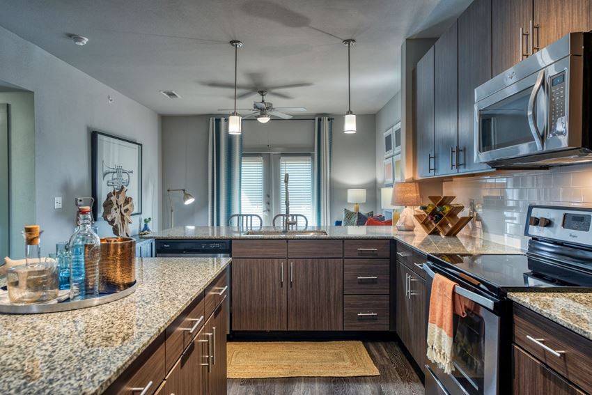 luxury kitchen in uptown dallas apartments