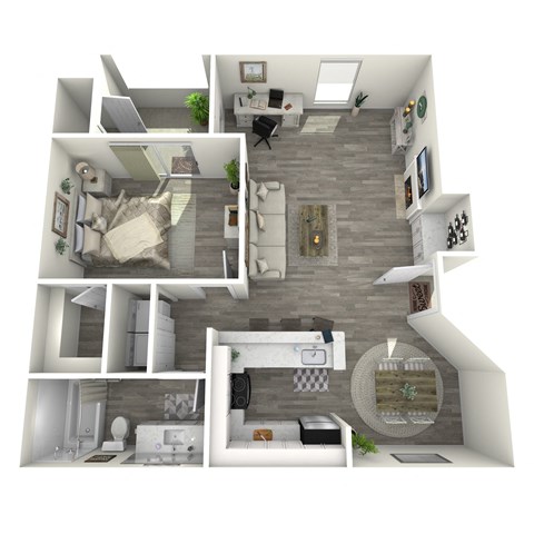 our apartments showcase a flexibility with our floor plans