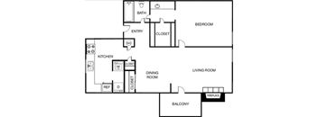 a floor plan of a house