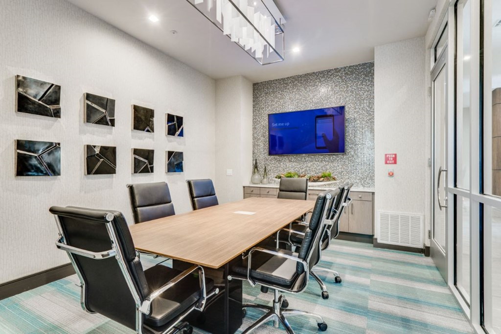 conference room in our luxury las colinas apartments