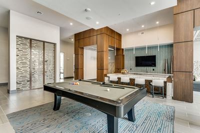 pool table in club house