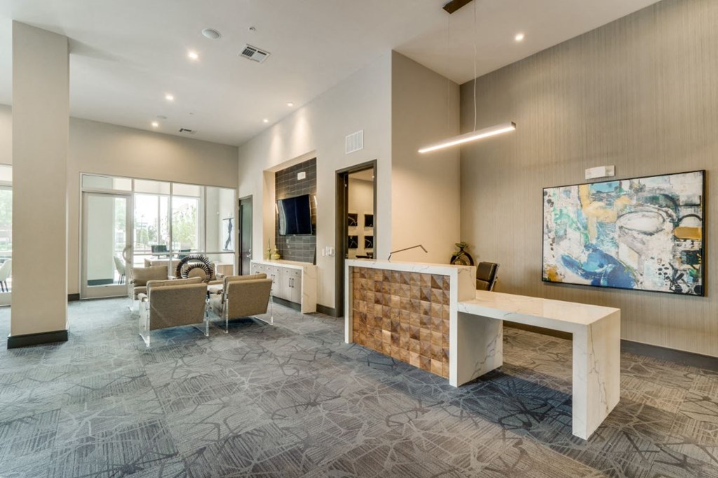 residential lounge in our luxury las colinas apartments