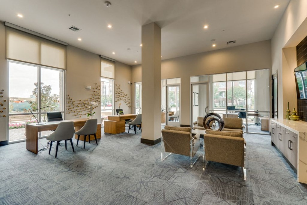 residential lounge in our luxury las colinas apartments