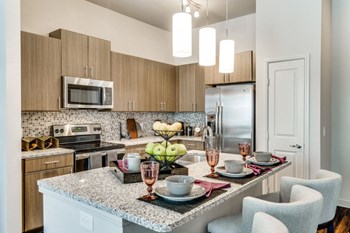 kitchen space in our luxury las colinas apartments - Photo Gallery 2