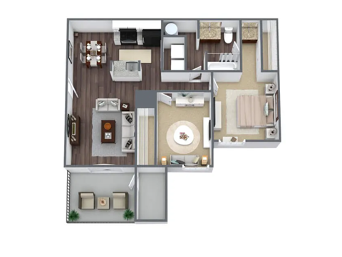 1 Bedroom 1 Bathroom