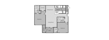 my home in a floor plan
