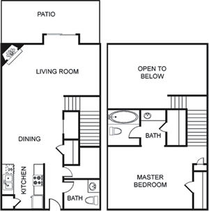 a floor plan of a house