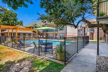 Three Sparkling Swimming Pools