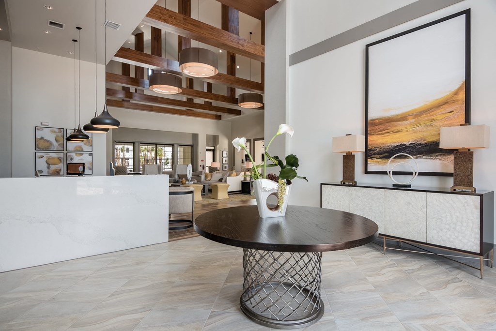 Leasing office entrance