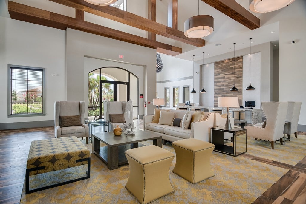 Resident Clubhouse lounge area