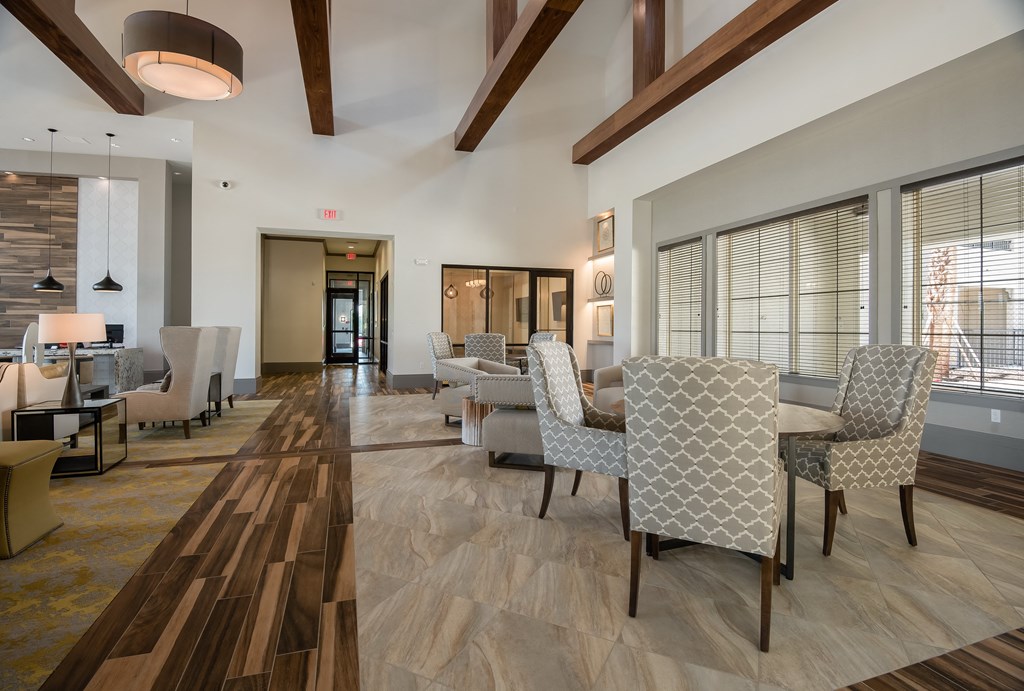 Resident Clubhouse lounge area