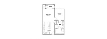 the scarborough apartment floor plan with roommates