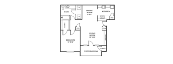 a floor plan of a home