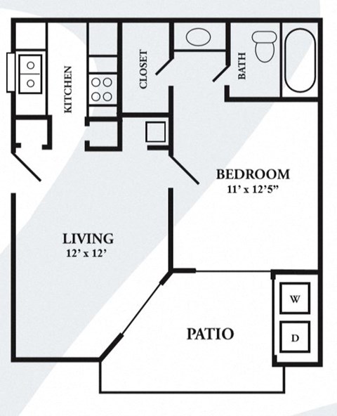 A1 floor plan in austin texas apartments