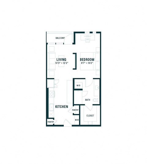 bedroom floor plan | the mansions on the park
