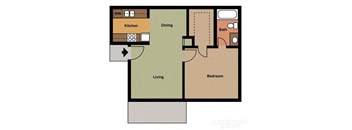 A1 floor plan in houston tx apartments