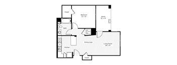 a floor plan of a home