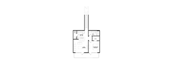 A2U Floor Plan at Hermosa Village, Texas, 78641