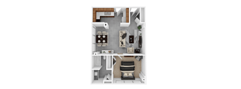 a floor plan of a 1 bedroom apartment at the biltmore apartments in dallas,