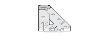 A black and white diagram of a house layout with labeled rooms.