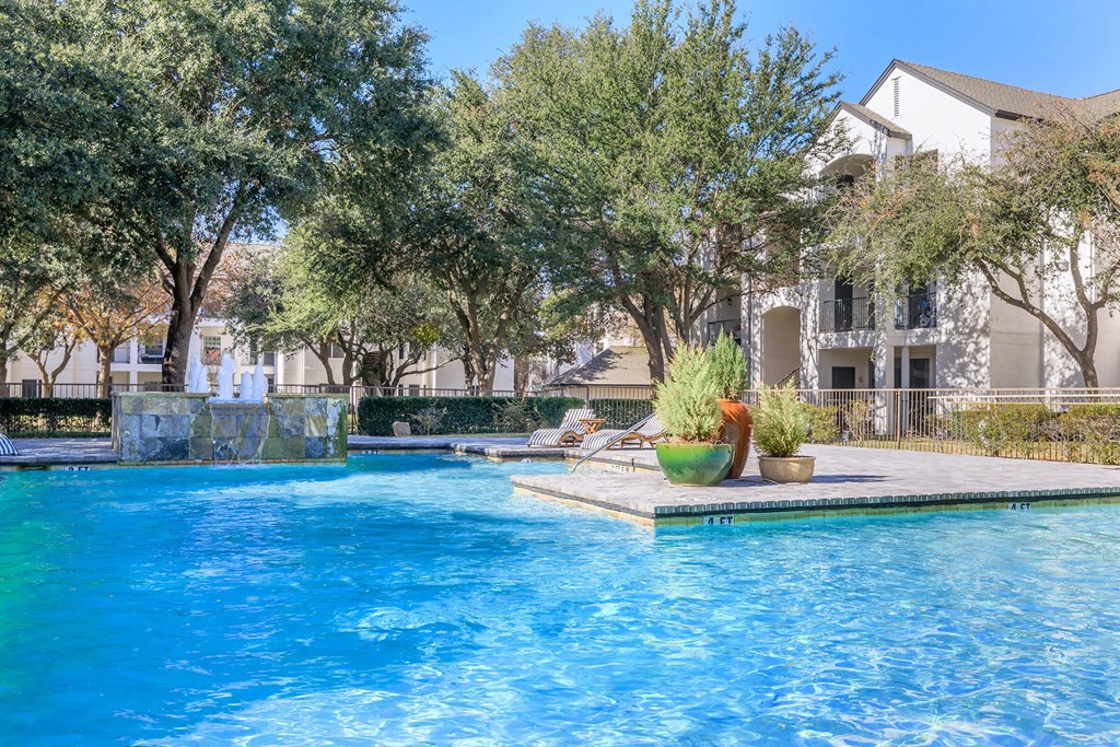take a dip in the pool at villas at houston levee west apartments in cord
