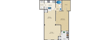 A2L Floor Plan  | Parmer Place in Austin