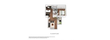 bedroom floor plan | luxury apartments in towson md | the southerly