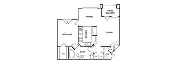 a floor plan of the crossings