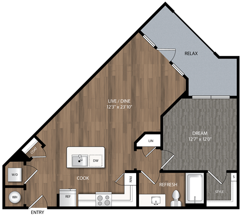 a3 floor plan in midland tx apartments