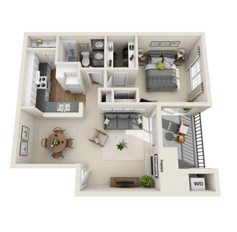 The Barstow bedroom floor plan an opens a dialog