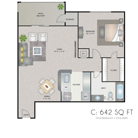 the floor plan ofasseasseasse apartments