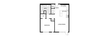 an illustration of a floor plan of a house