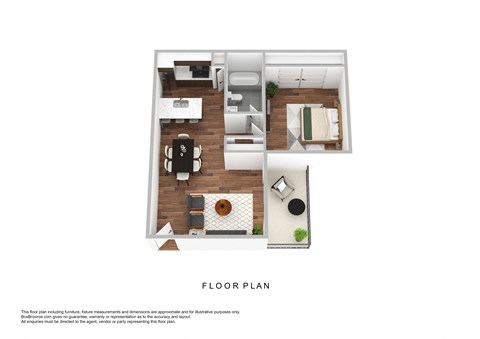bedroom floor plan | luxury apartments in towson md | the southerly