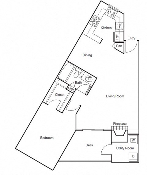 a black and white floor plan of a house