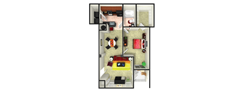 floor plan options in our apartments in webster tx