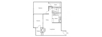 a floor plan of a house
