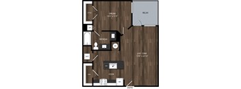 a 1 bedroom floor plan | the edison at frisco