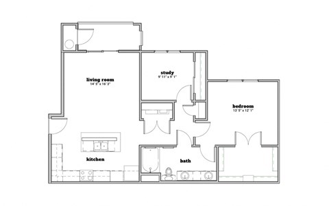 a black and white floor plan of a house