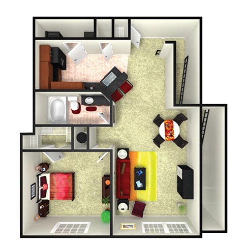 floor plan options in our apartments in webster tx