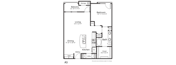 a floor plan of a small house