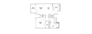 a floor plan of a house